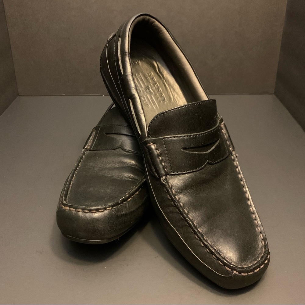 Sperry leather black size 9.5